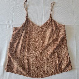 a new day, animal print tank top, size M
